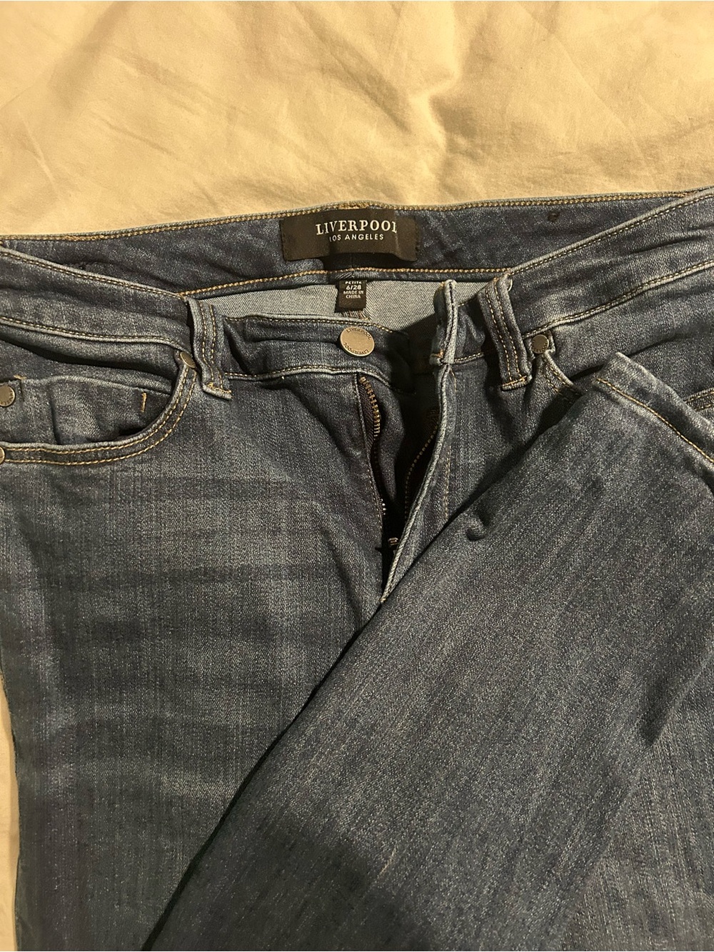 Liverpool Women’s Skinny Jeans — Medium Blue Wash